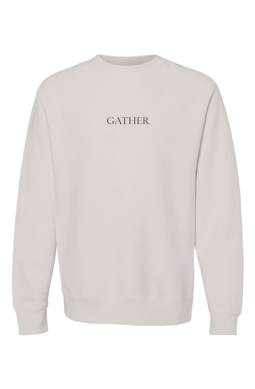 GATHER Heavyweight Cross Grain Crewneck