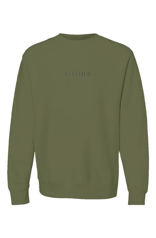 GATHER Heavyweight Cross Grain Crewneck